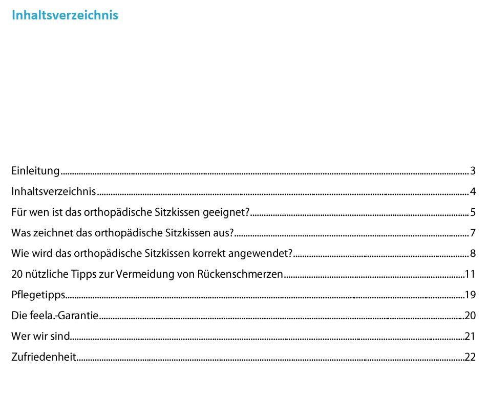 E-Book: Endlich Schmerzfrei! – Ratgeber bei Rückenbeschwerden - feela.®