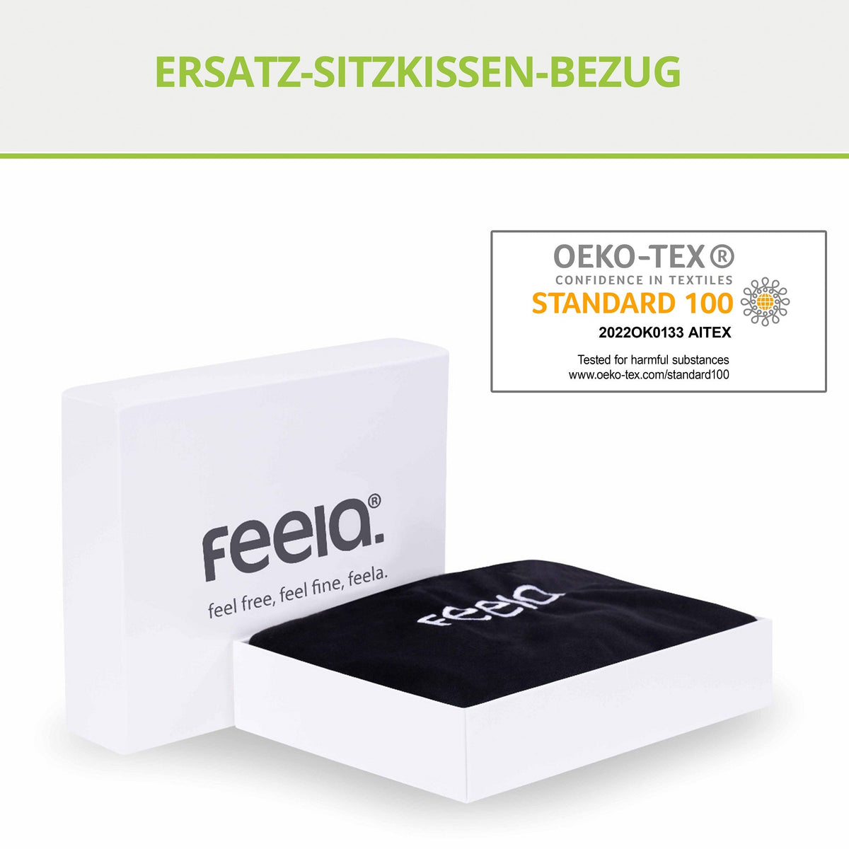 feela.® Ersatz-Bezug (Schwarz) - feela.®