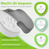Memory-Foam-Material des feela. Sitzkissens – passt sich der Körperform an