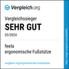 Vergleich.org Auszeichnung – Testsieger feela. Sitzkissen