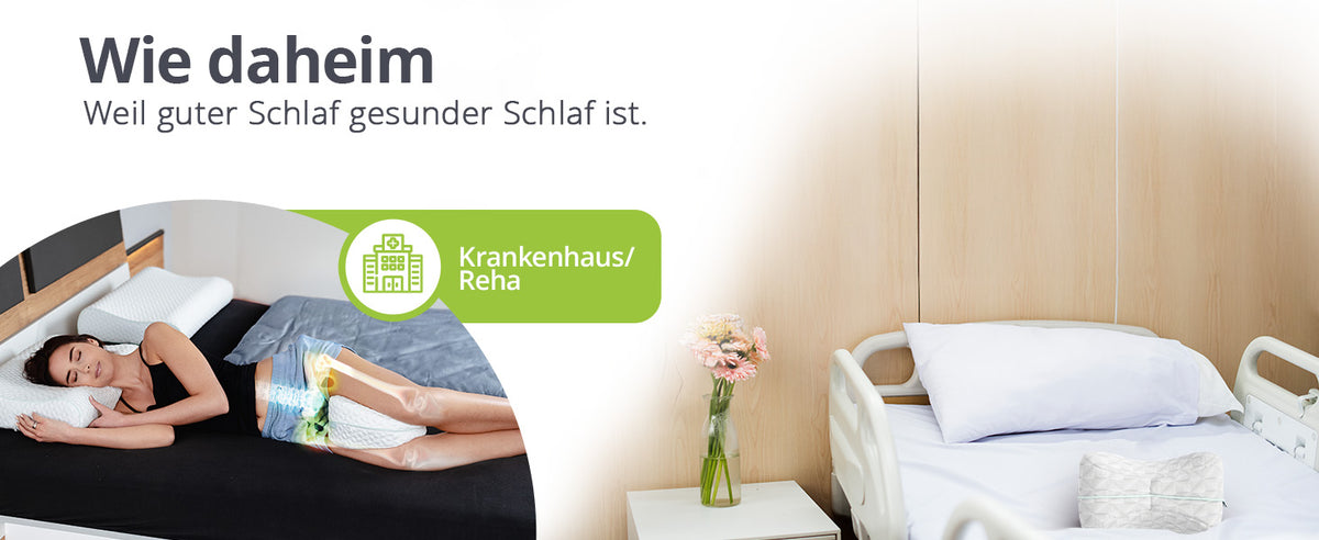 feela. Kniekissen im Krankenhaus oder in der Reha