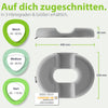 feela. Sitzring Silber – Vergleich der 3 Härtegrade (weich, mittel, fest)