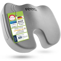 Orthopädisches Sitzkissen feela.® in Silber – Hauptansicht