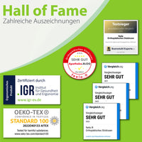 Infografik: Vorteile des orthopädischen Sitzkissens feela. auf einen Blick