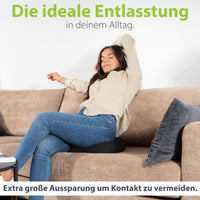 Sitzring ergonomisch für Bürostuhl – fördert gesunde Sitzhaltung